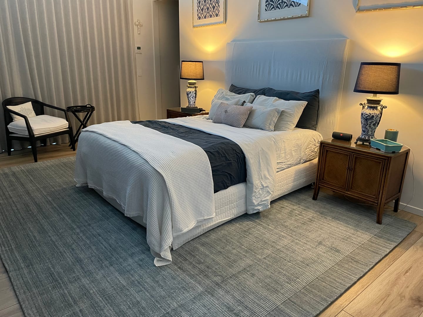 Customer photo review of Byron Ocean Wool Rug