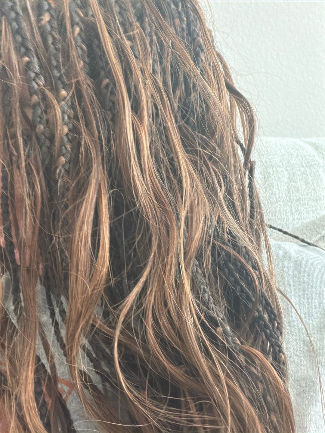Customer photo review of #4/#30 Mix Color Blend Body Wave Bulk Human Braiding Hair