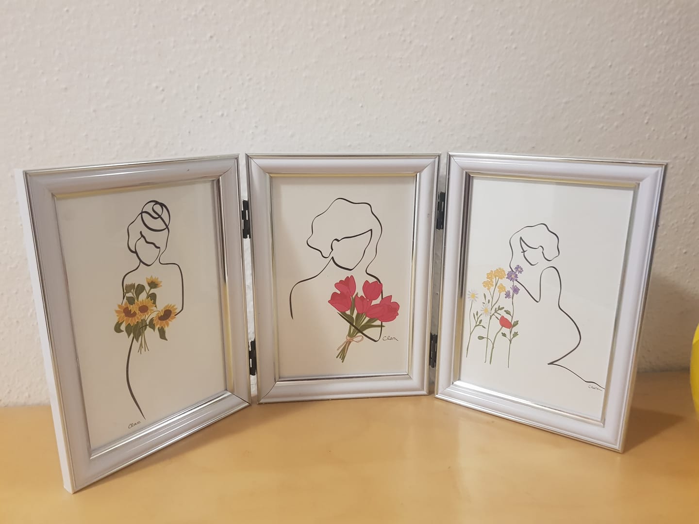Customer photo review of 10er Set - Kunstkarten - Frauen in der Blüte