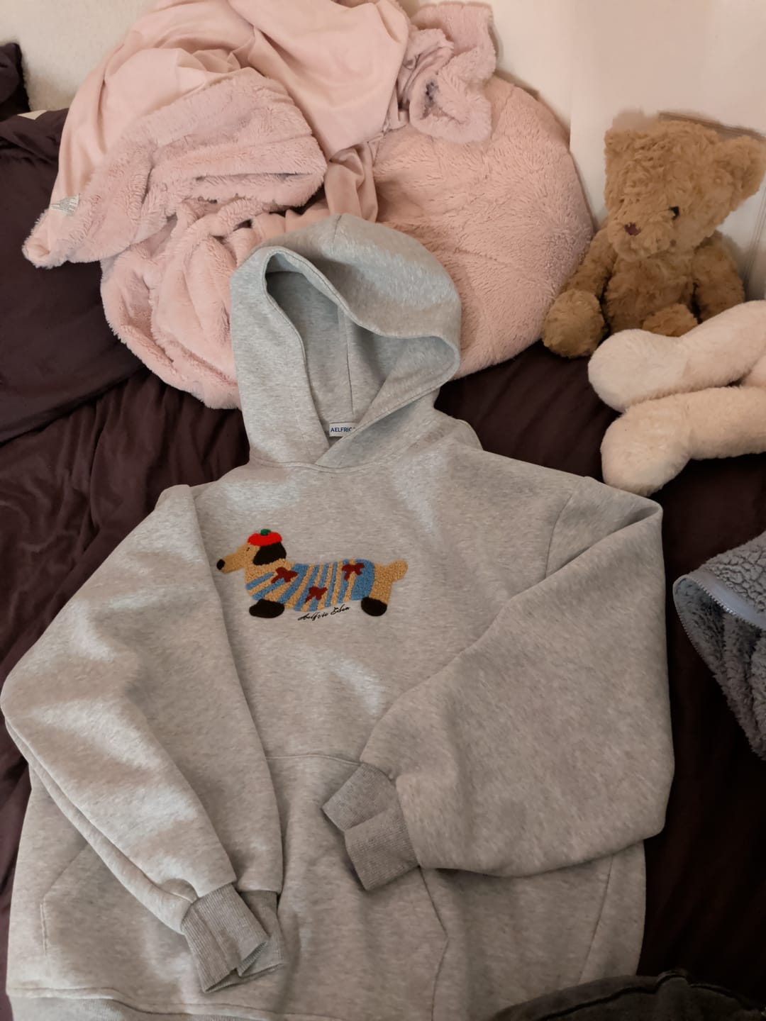 Customer photo review of Aelfric Eden Cartoon Dachshund Hoodie