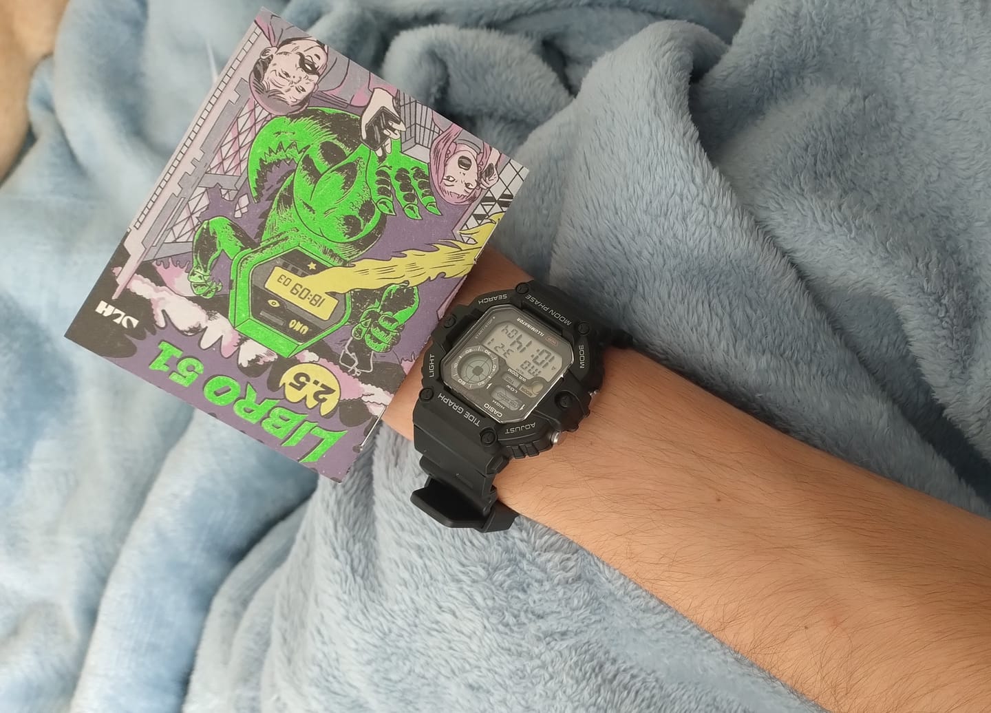 Customer photo review of Reloj Casio Vintage WS-1700H-1AV Tide Graph Moonphase