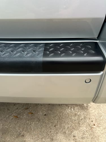 Customer photo review of Trim Paint Black - 16oz