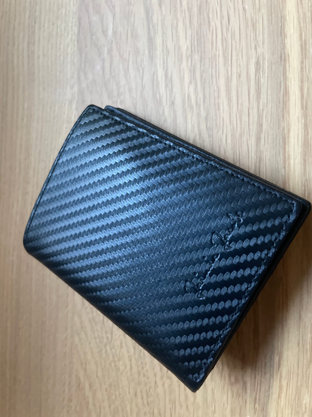 Customer photo review of Slimstar - slim wallet with large coin pocket