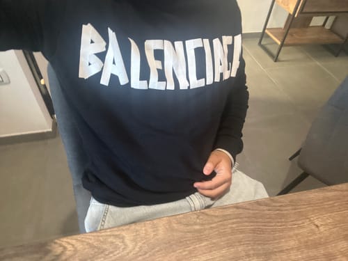 Recensione con foto di un cliente su Felpa girocollo "Tape Type"
