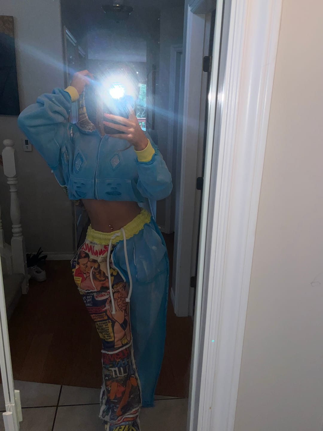 Customer photo review of NOVA COMIC SWEATS