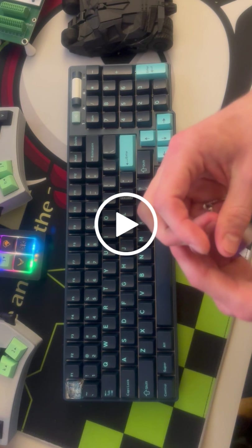 Customer video review of KEYGEEK Y2 LINEAR SWITCH FACTORY LUBED (10PCS)