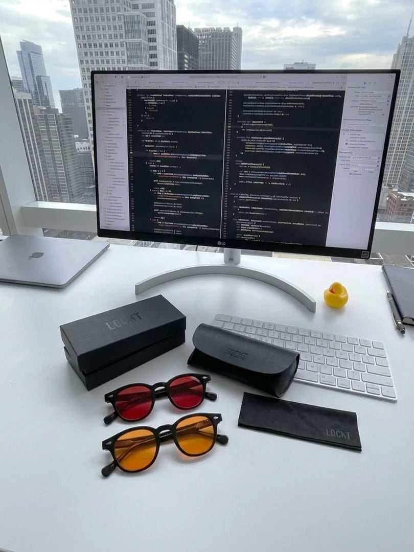 Customer photo review of LOCKT | BLUE LIGHT GLASSES SET