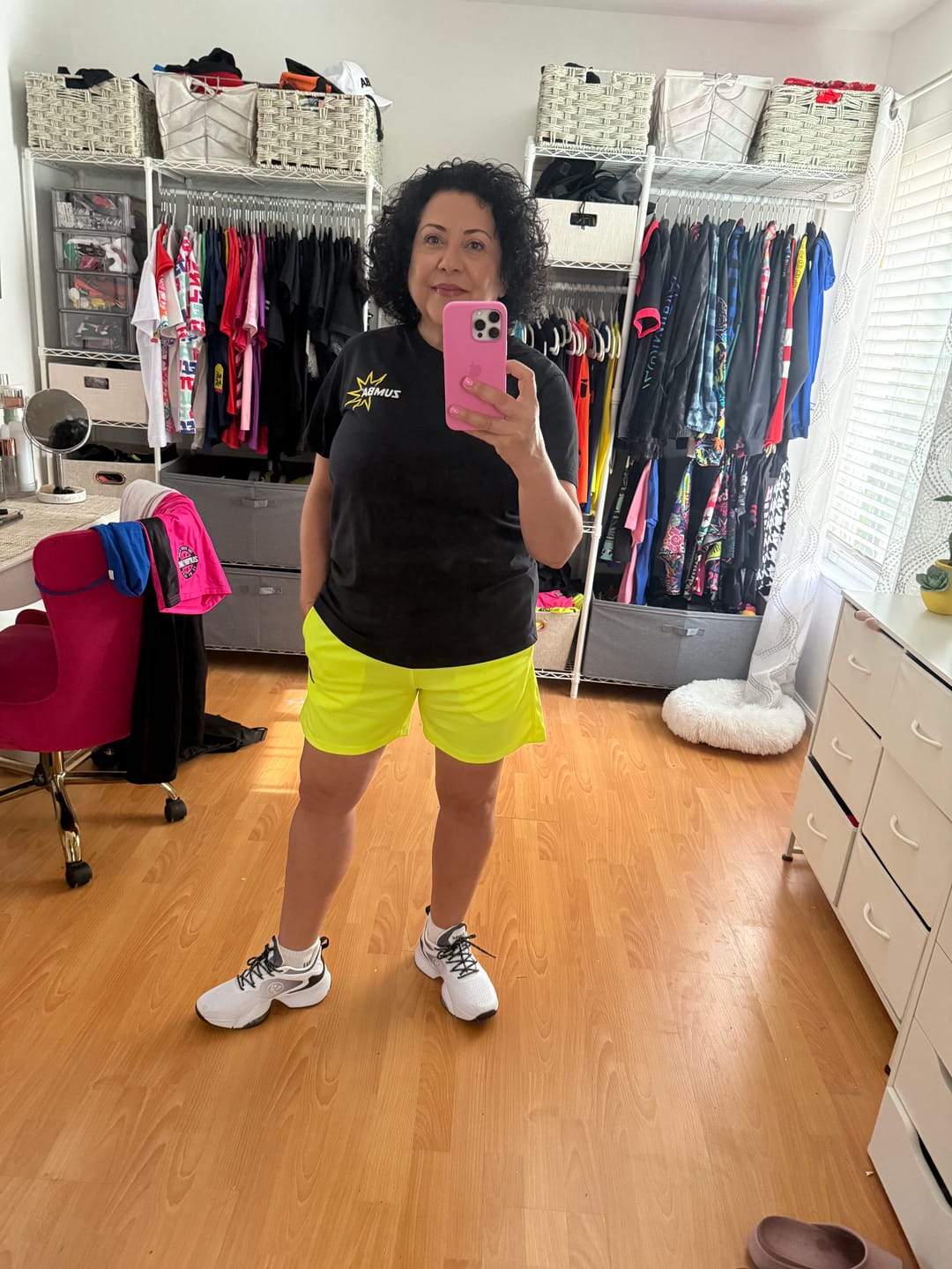 Customer photo review of Latin Movement Mesh Shorts