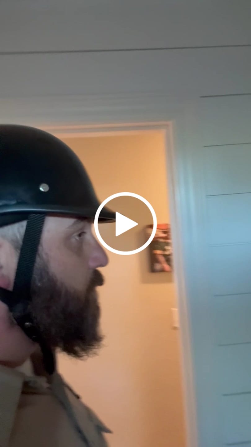 Customer video review of Low Profile Reversible DOT Polo Helmet / Gloss Black