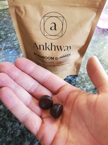 Customer photo review of Mushroom Gummies