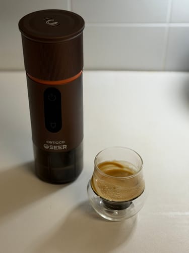 Customer photo review of PROPEL Espresso Glass Set