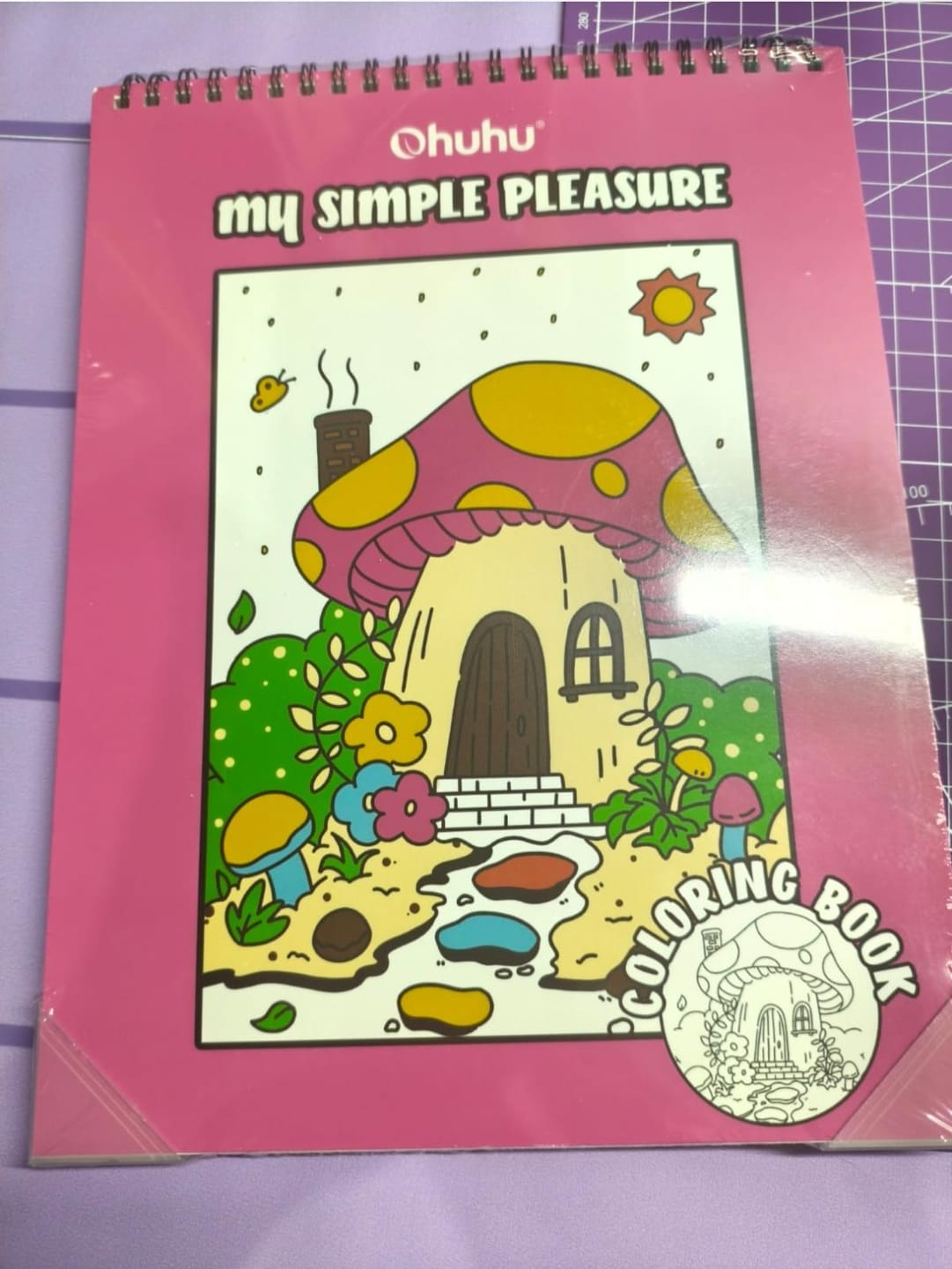 Customer photo review of Ohuhu Double-Sided Bleedproof Coloring Book