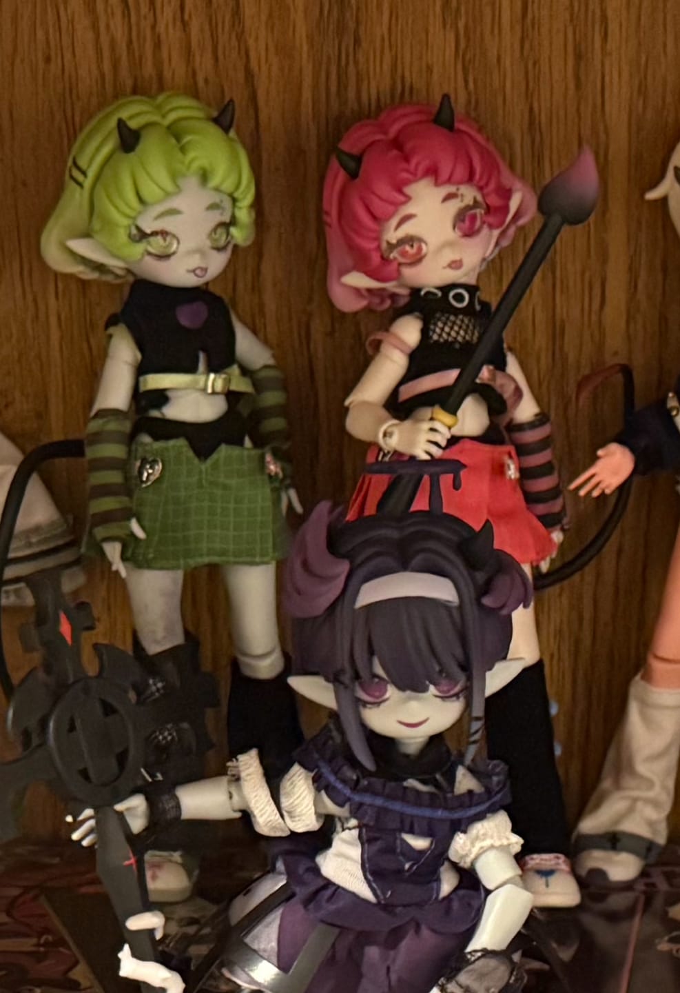 Customer photo review of Cooze Devil Horns Series 1/8 Action Figure BJD Blind Box