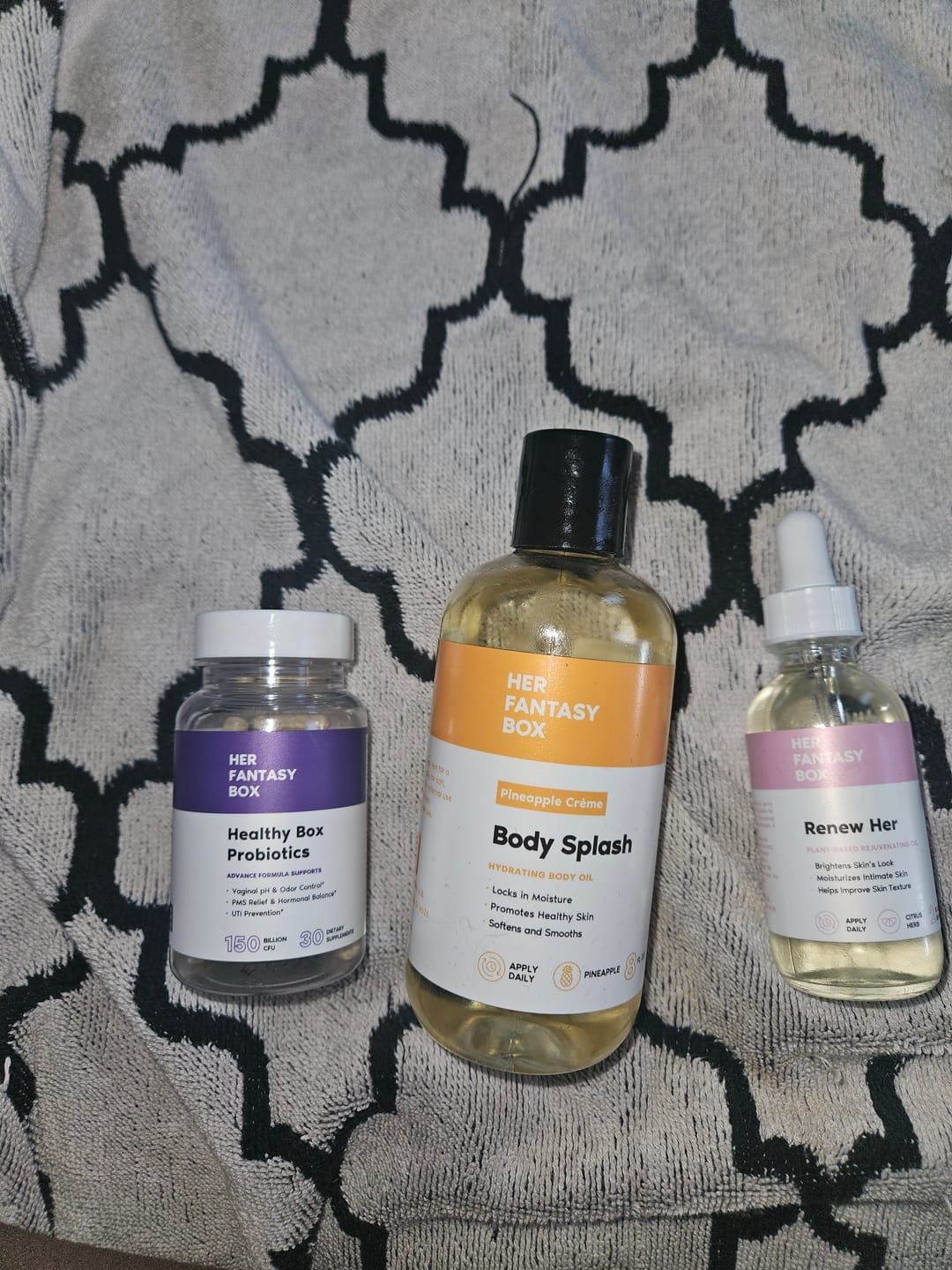 Customer photo review of Ultimate Glow-Up Kit