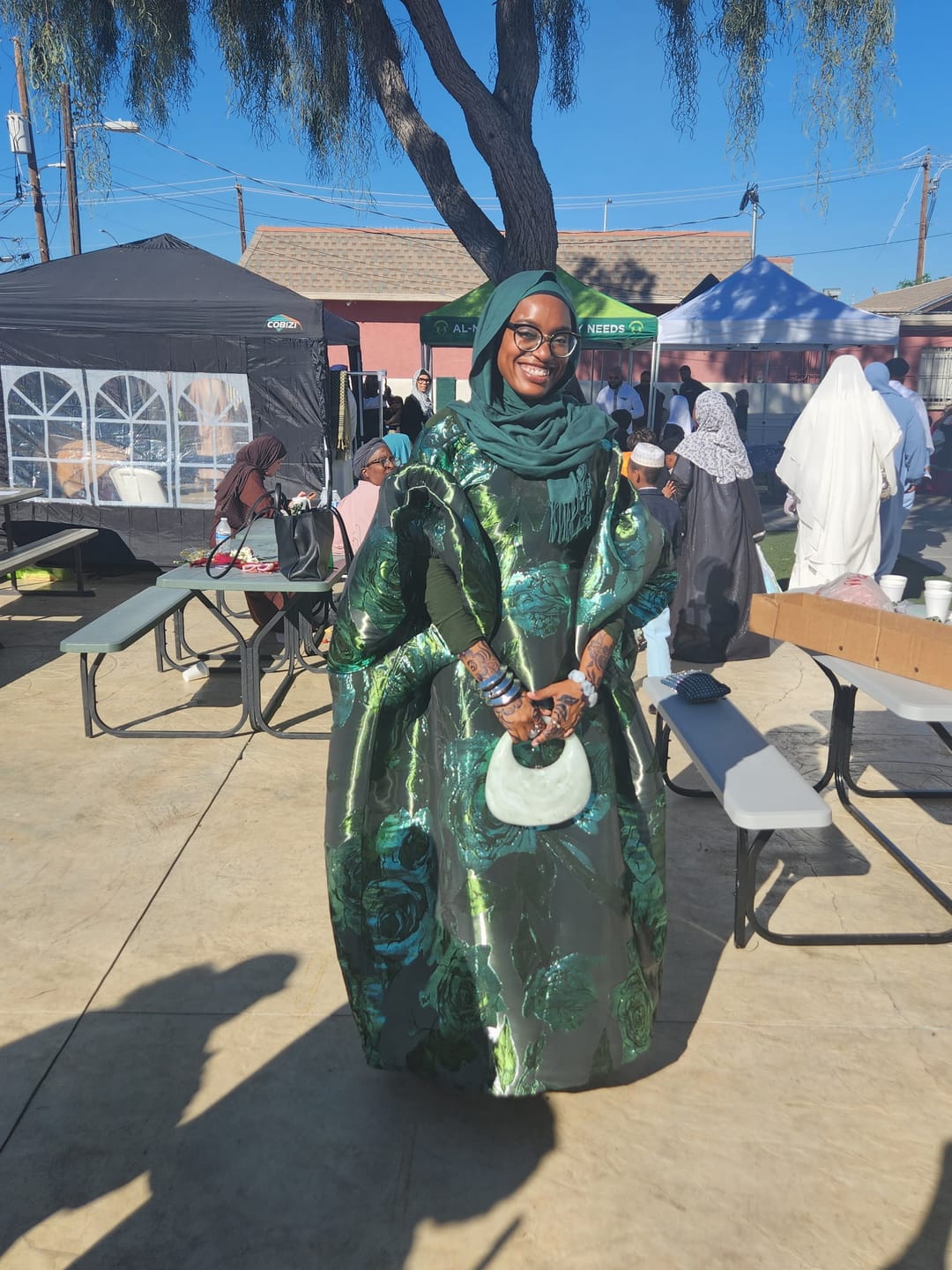 Customer photo review of Vicky Metallic Boubou