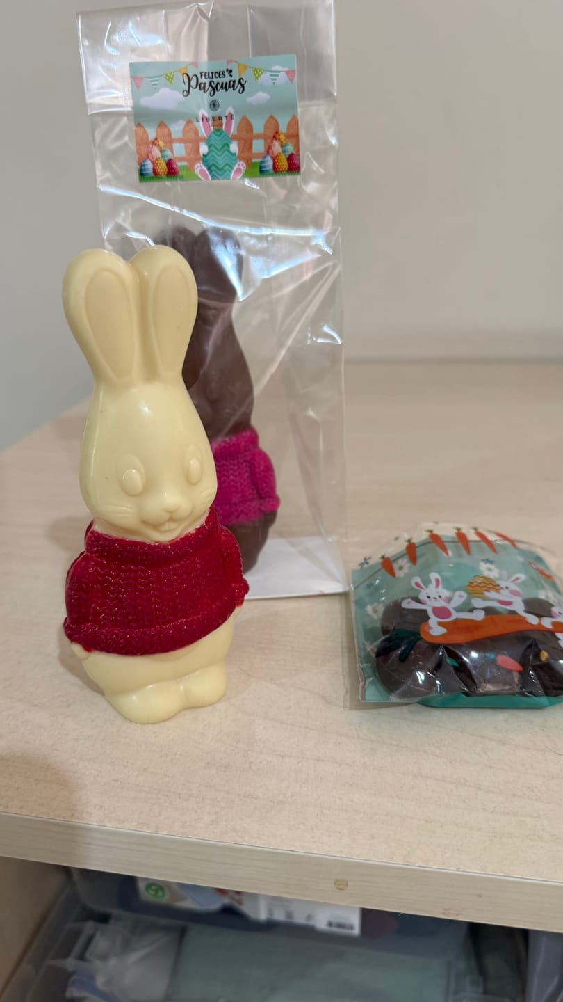 Customer photo review of Pack Pascua | Chocolate Blanco Belga 31% Cacao