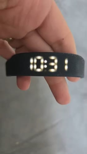 Customer photo review of Bracelet Réveil Vibrant Intelligent