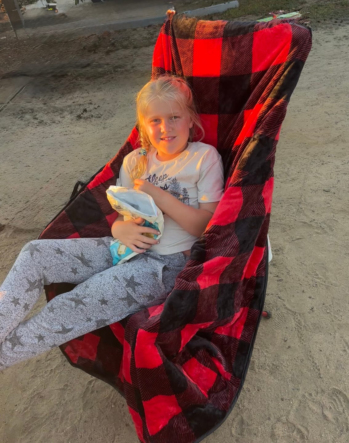 Customer photo review of The Throw Blanket