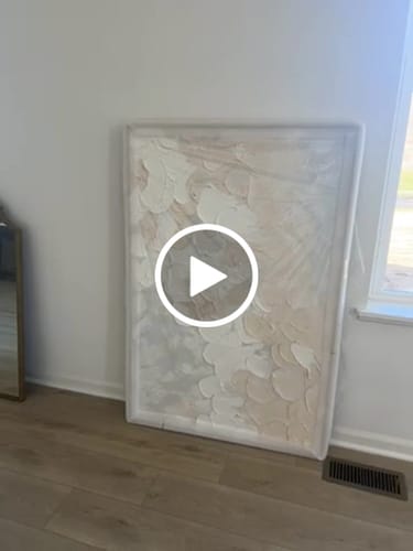 Customer review photo for Plaster Art Texture Painting #SG165