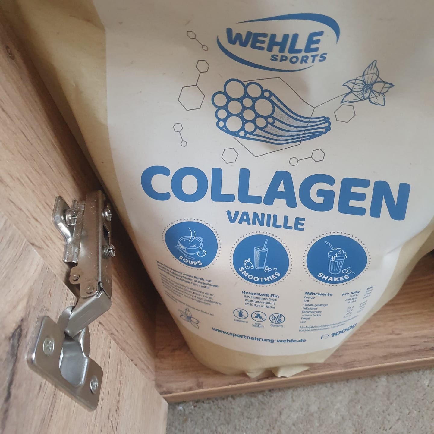 Customer photo review of Collagen Pulver Vanille, 300 g, CollaPure Kollagen Peptide