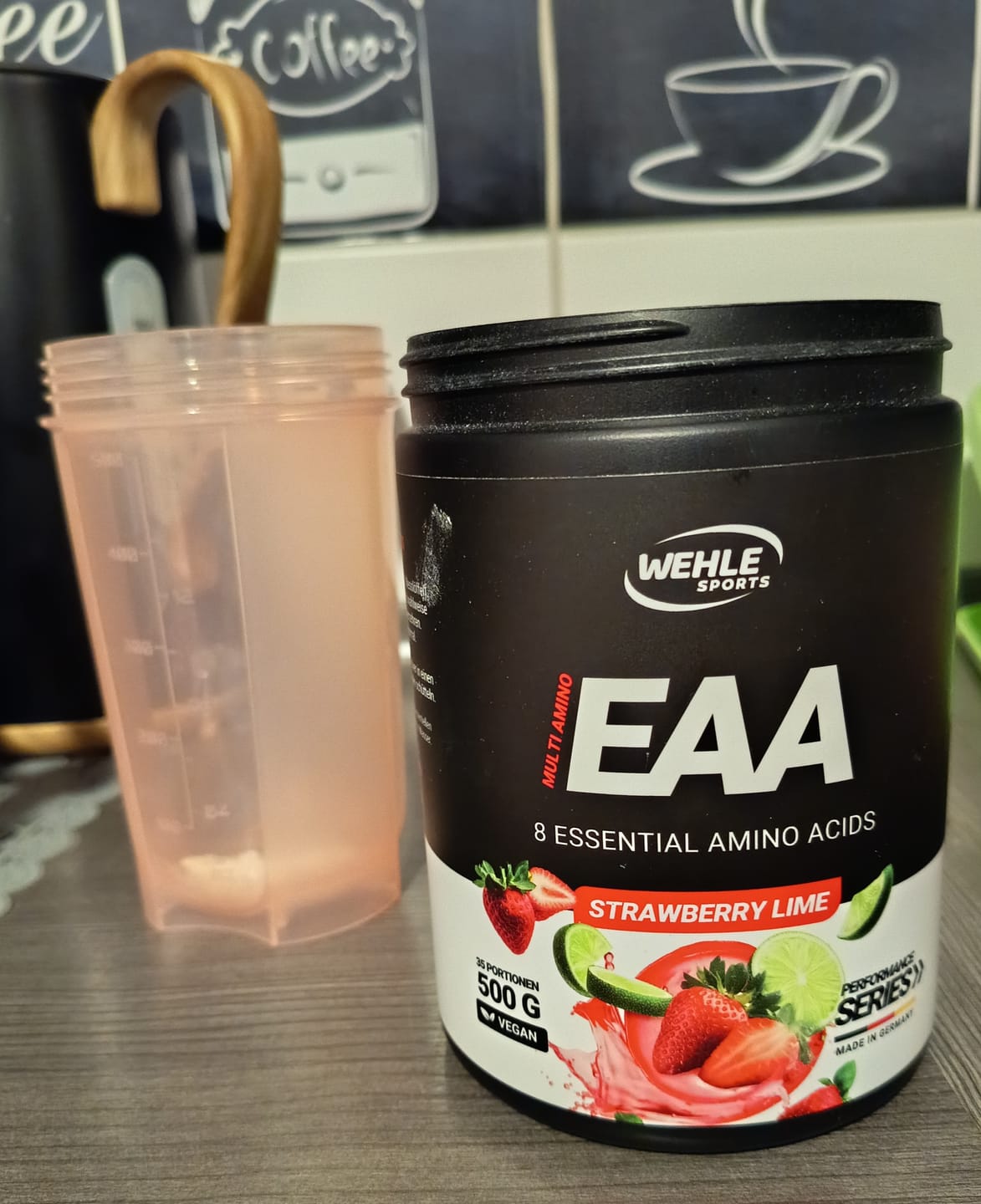 Customer photo review of Wehle Multi Amino EAA Aminosäuren Pulver - 500g