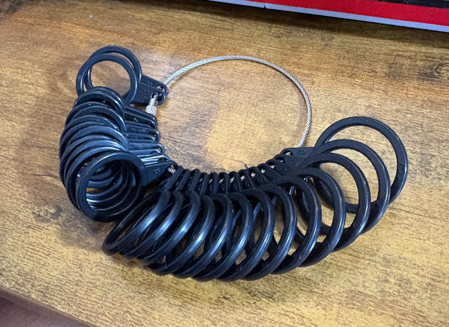Customer photo review of Thorum Ring Sizer