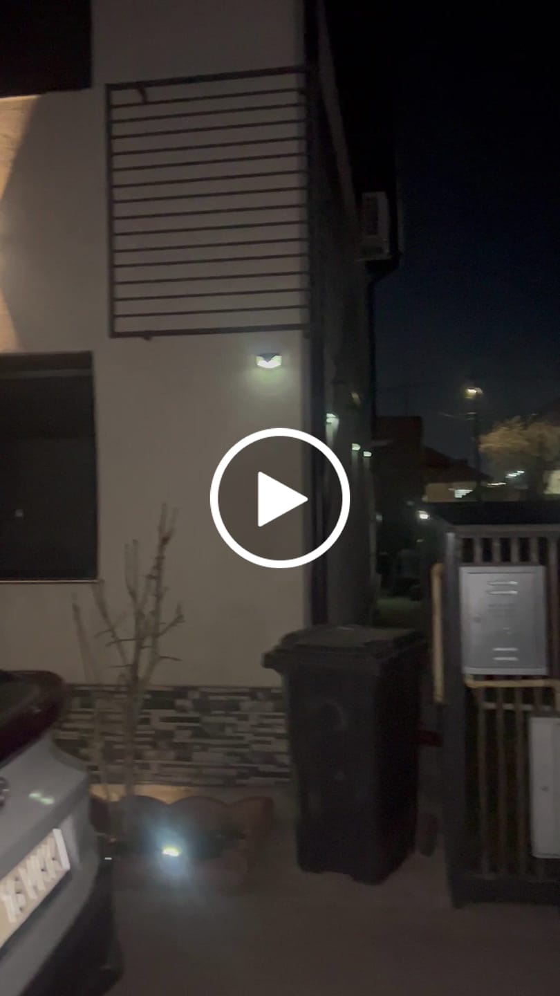 Customer video review of Aplica LED Exterior Trio 8W Solara