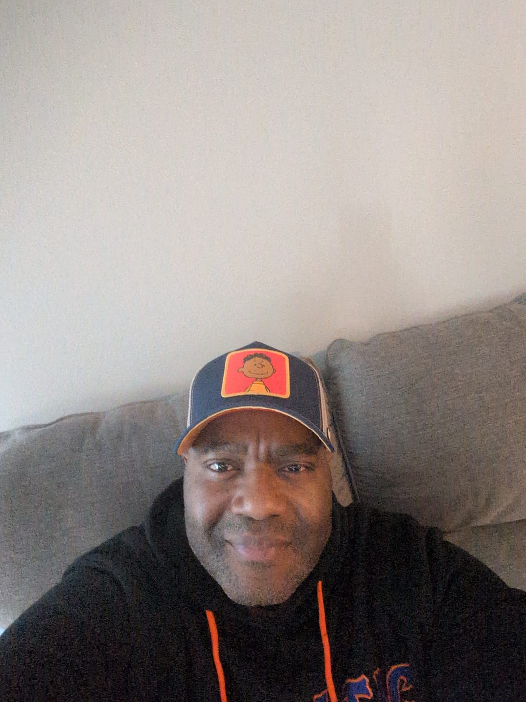Customer photo review of OVERLORD X Peanuts: Franklin Trucker Cap