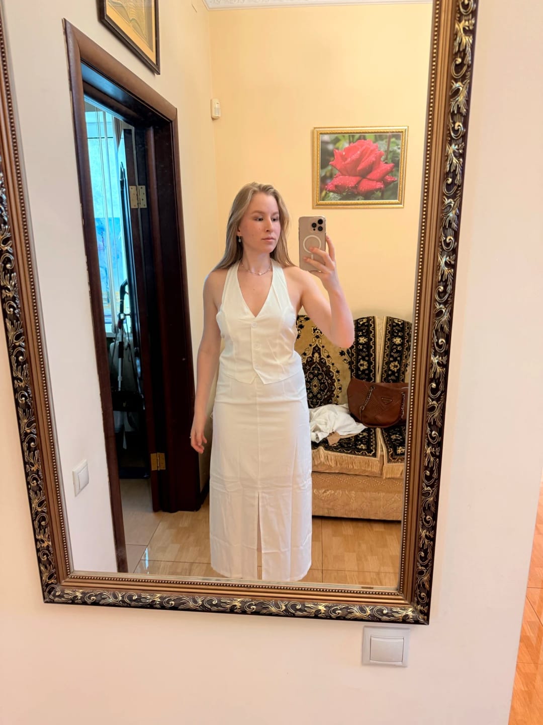 Customer photo review of Lianne Halter Maxi Skirt Set