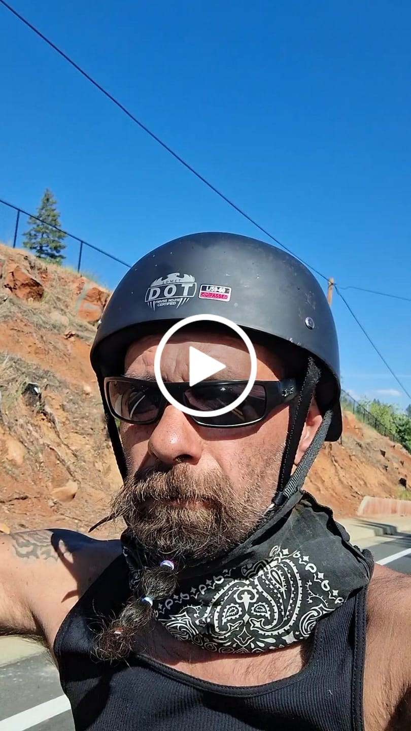 Customer video review of Baseball Cap STYLE  DOT Motorcycle Helmet