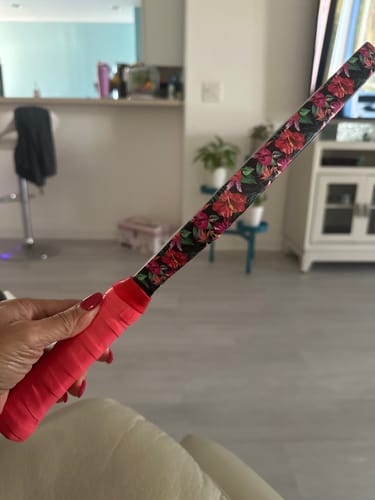 Customer photo review of Realistic Floral Edge Tape (3 pack) - Pickleball Paddle Edge Tape