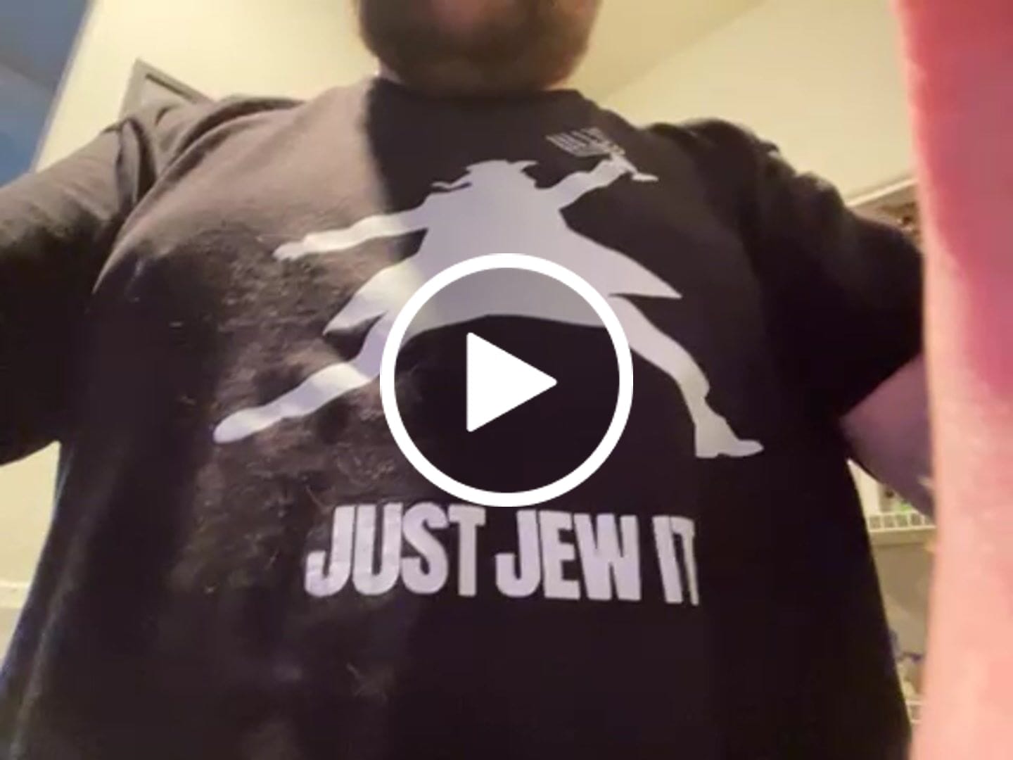 Customer video review of "Just Jew It" T-Shirt