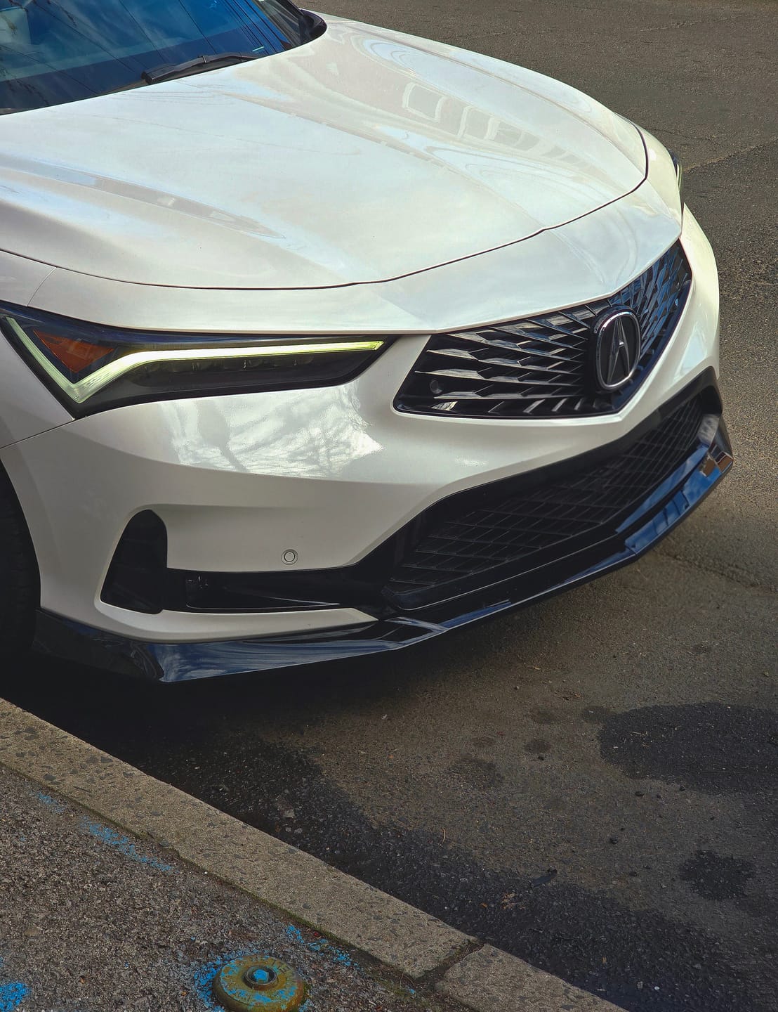 Customer photo review of 2023-Up Acura Integra DE4 Front Splitter Lip