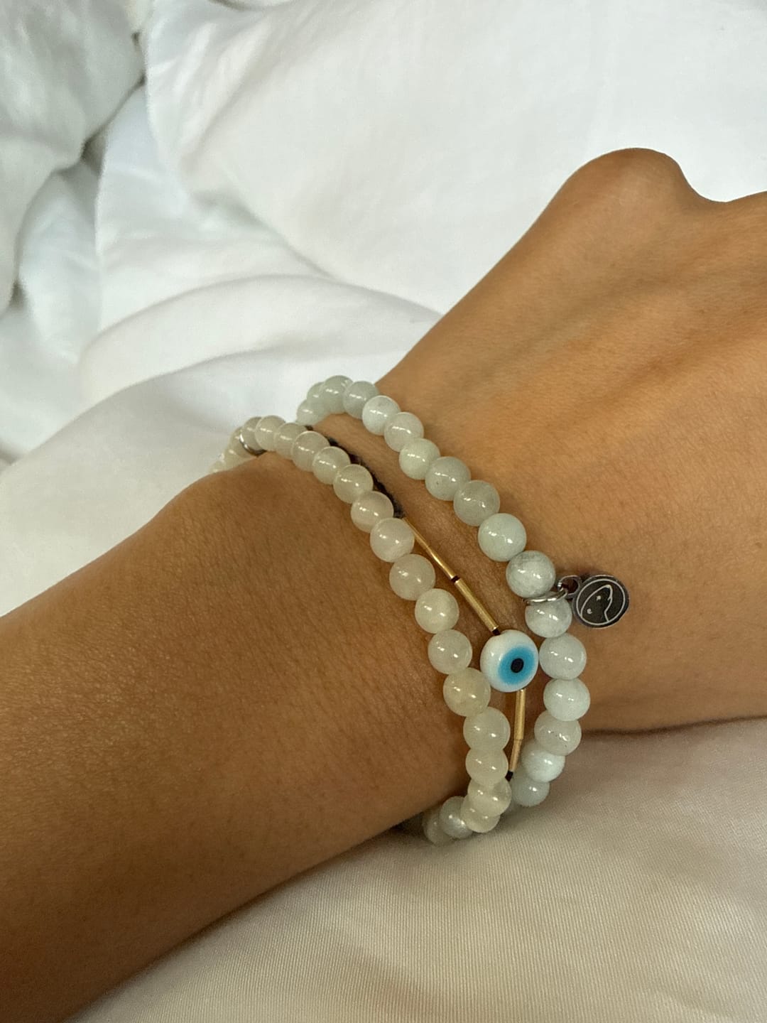 Customer photo review of Aquamarine Bracelet Mini