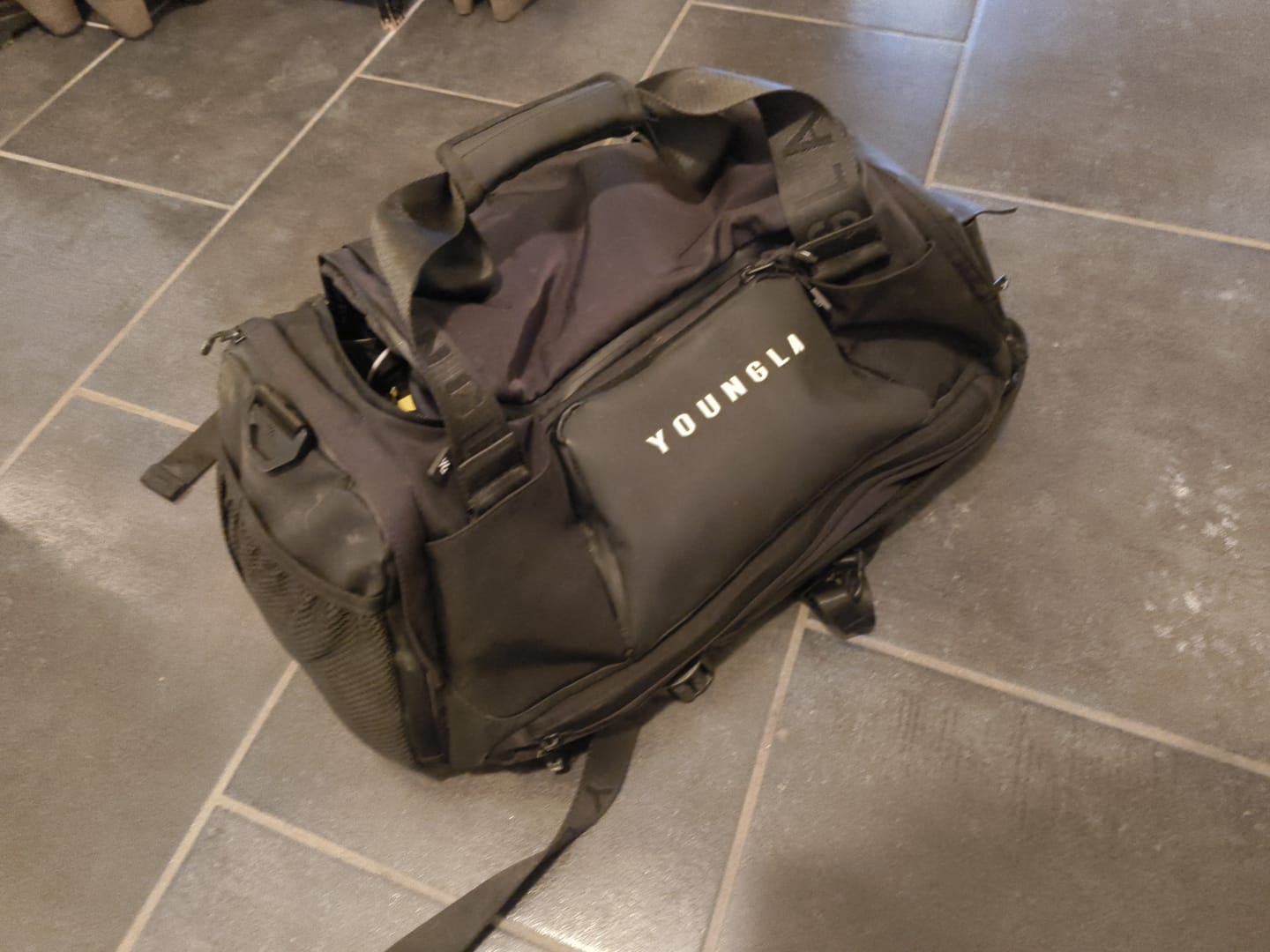 Customer photo review of 741 Hybrid Duffle Backpacks