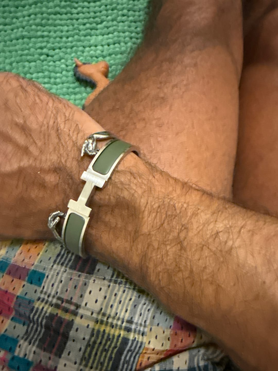 Customer photo review of Creation of Adam Cuff V2