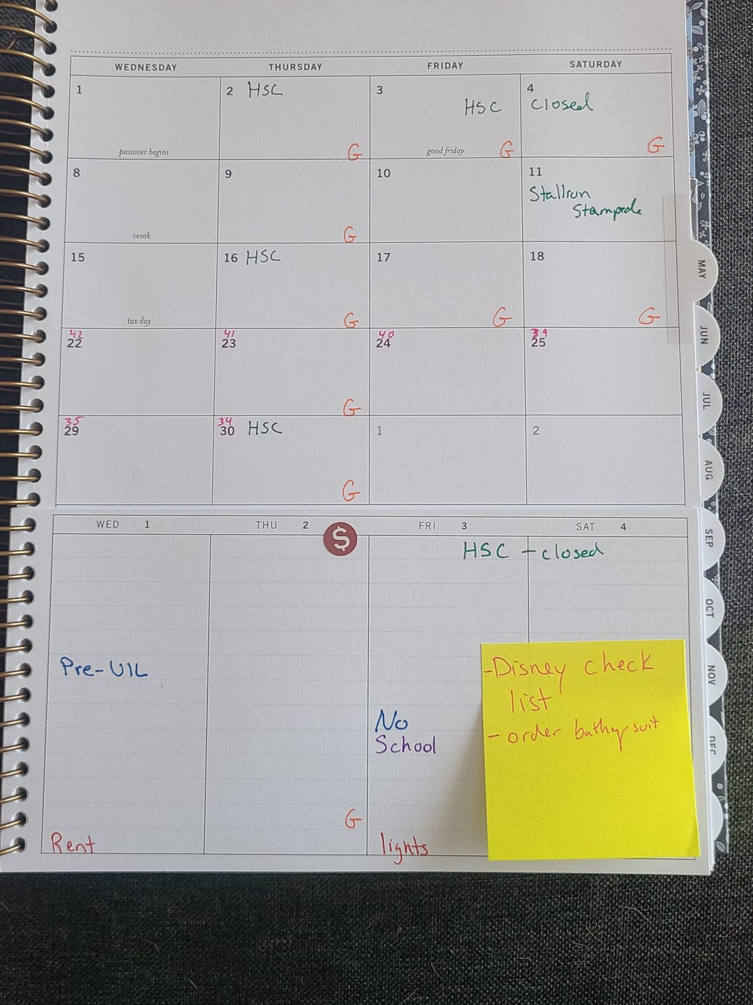 Customer photo review of 2026 | The Scout Planner | Lizzy's Stroll (portrait)