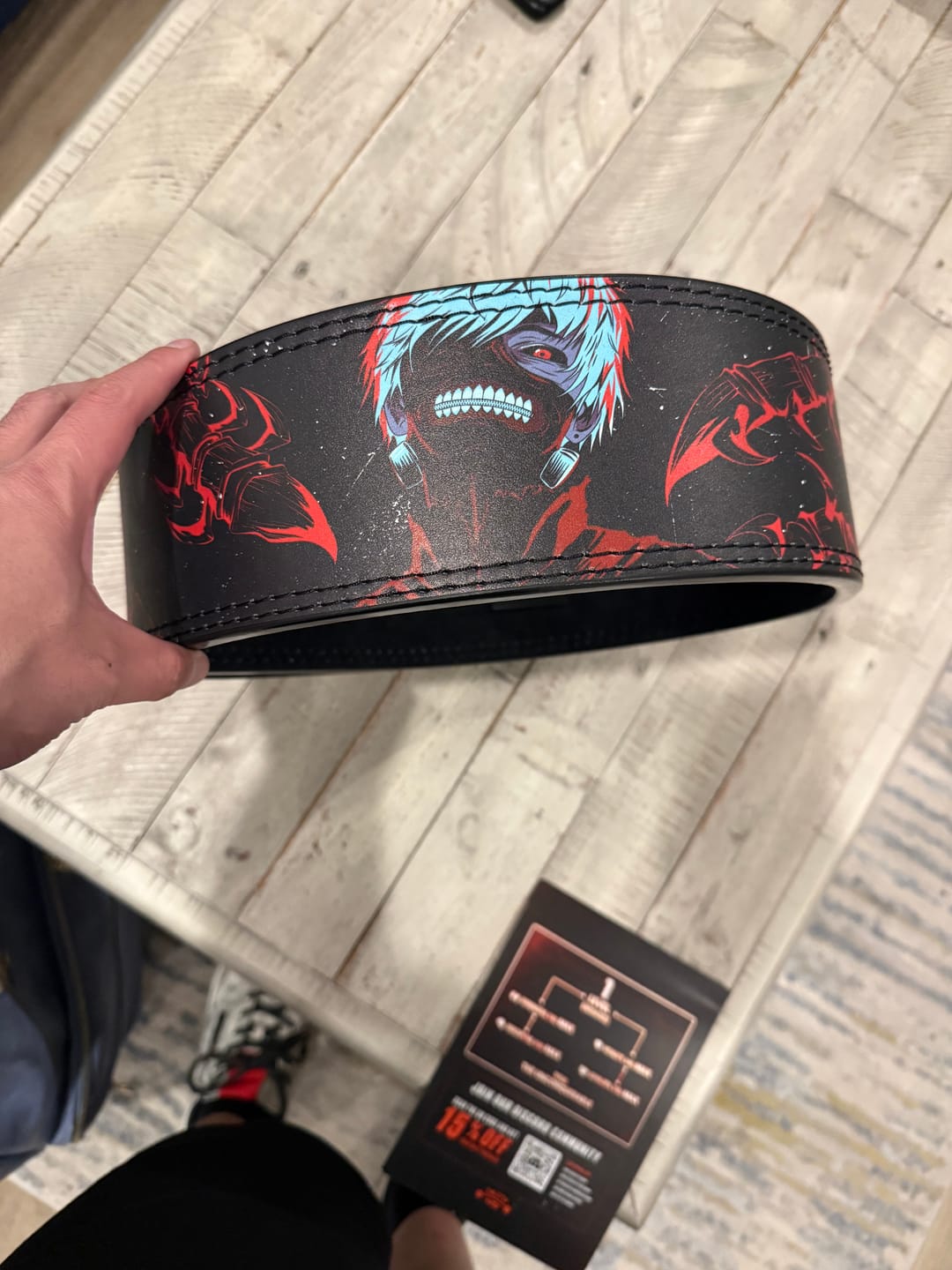 Customer photo review of Devouring Beast Lever Belt