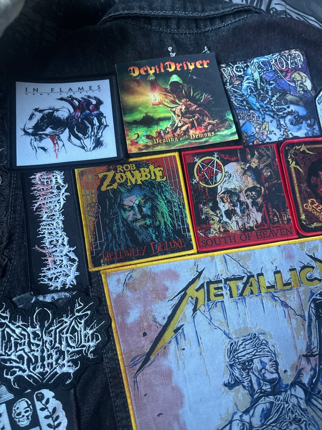 Customer photo review of Rob Zombie - Hellbilly Deluxe -  Square Patch