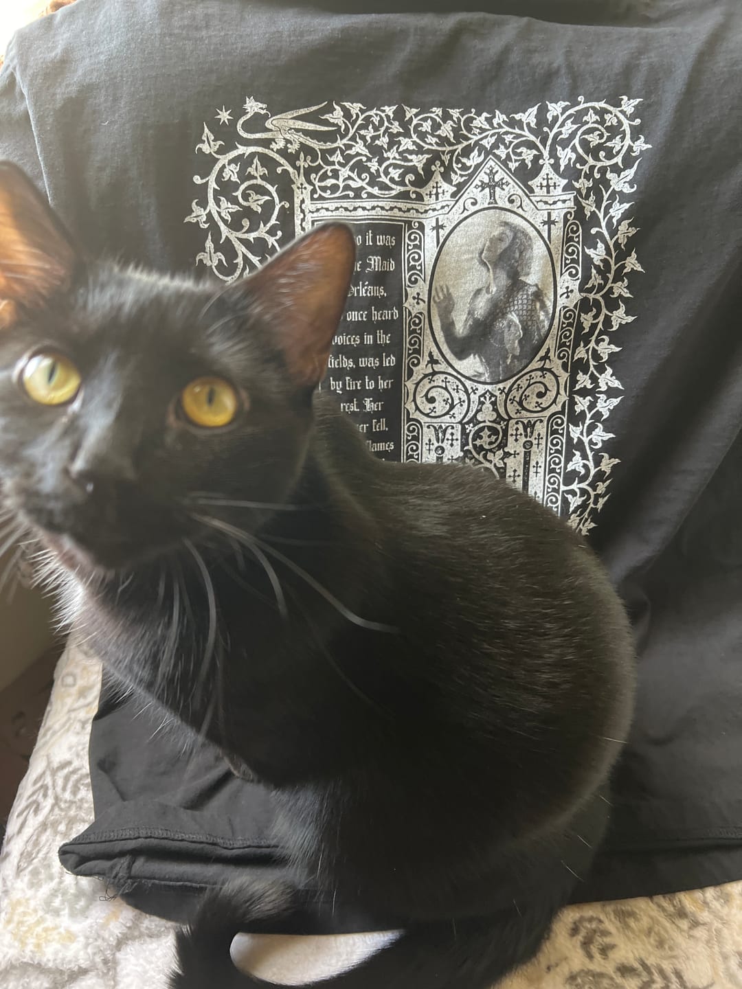 Customer photo review of Remembrance Oversized Tee