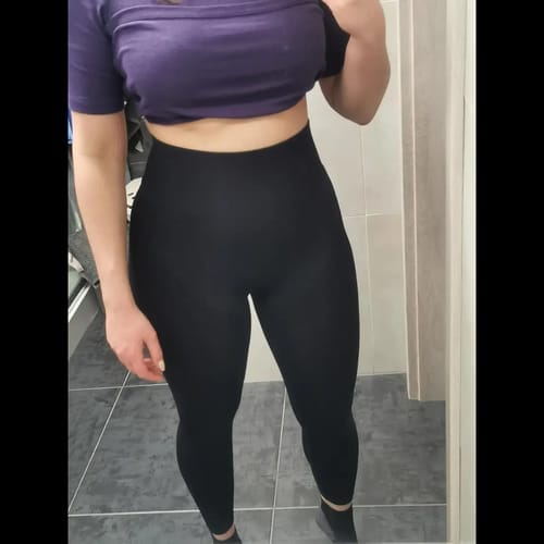 Customer photo review of Anti Cellulite Leggings - Den permanente løsningen på cellulitter