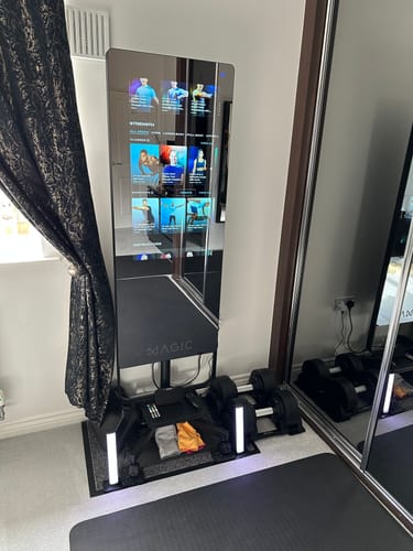 Customer photo review of MAGIC AI: Fitness Smart Mirror