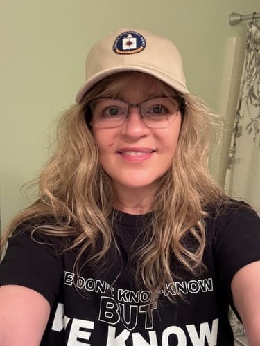 Customer photo review of Candace Intelligence Agency Hat