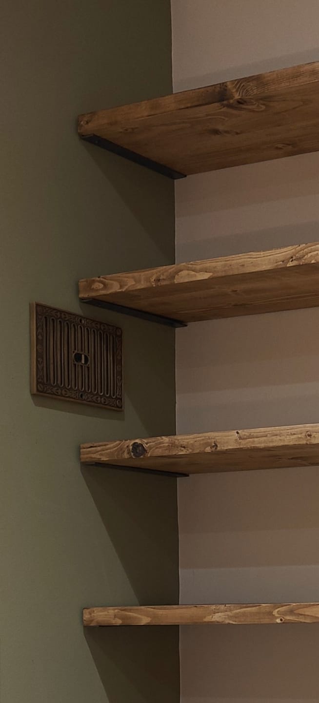 Customer photo review of Brass Kenrick Hit & Miss Air Vent · 9 x 6 Inch ·