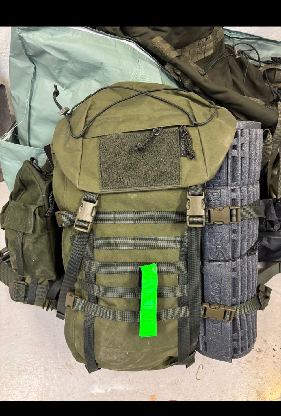 Customer photo review of Kantamus 40L backpack