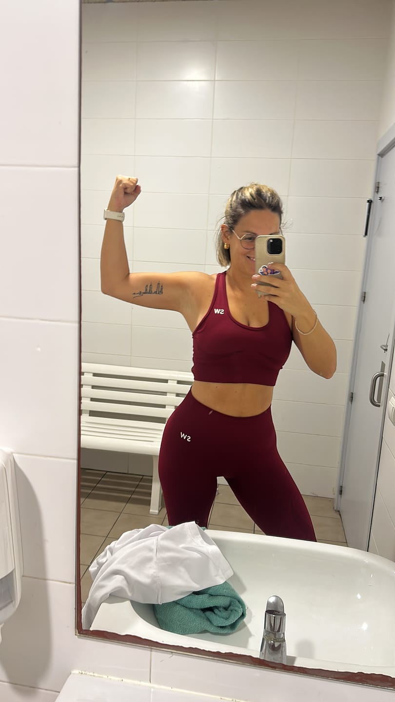 Customer photo review of Set Seamless 2 piezas lila