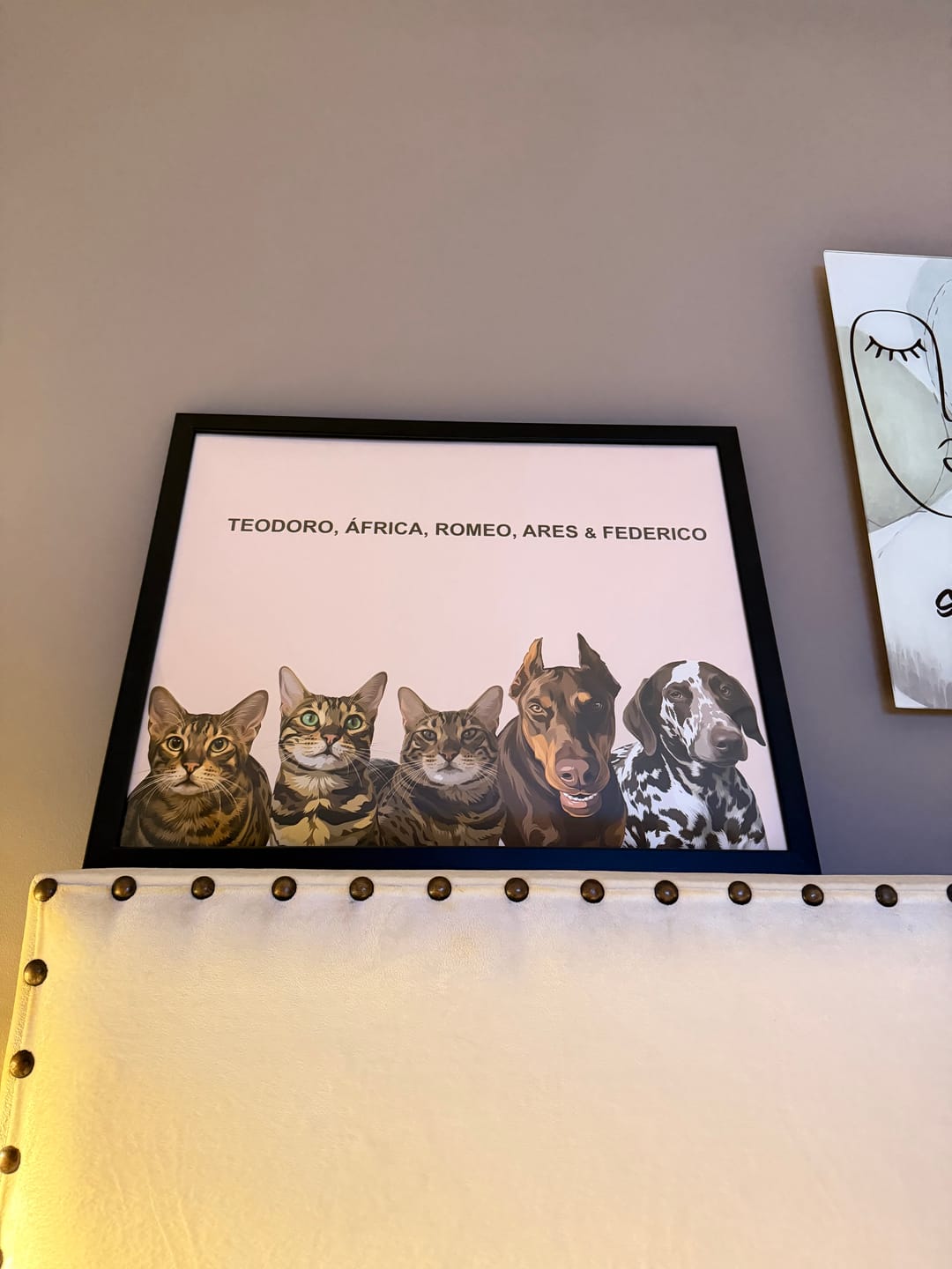 Customer photo review of Retrato Personalizado