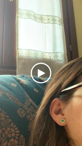 Customer video review of Orecchini Armonia di Colori al Lobo