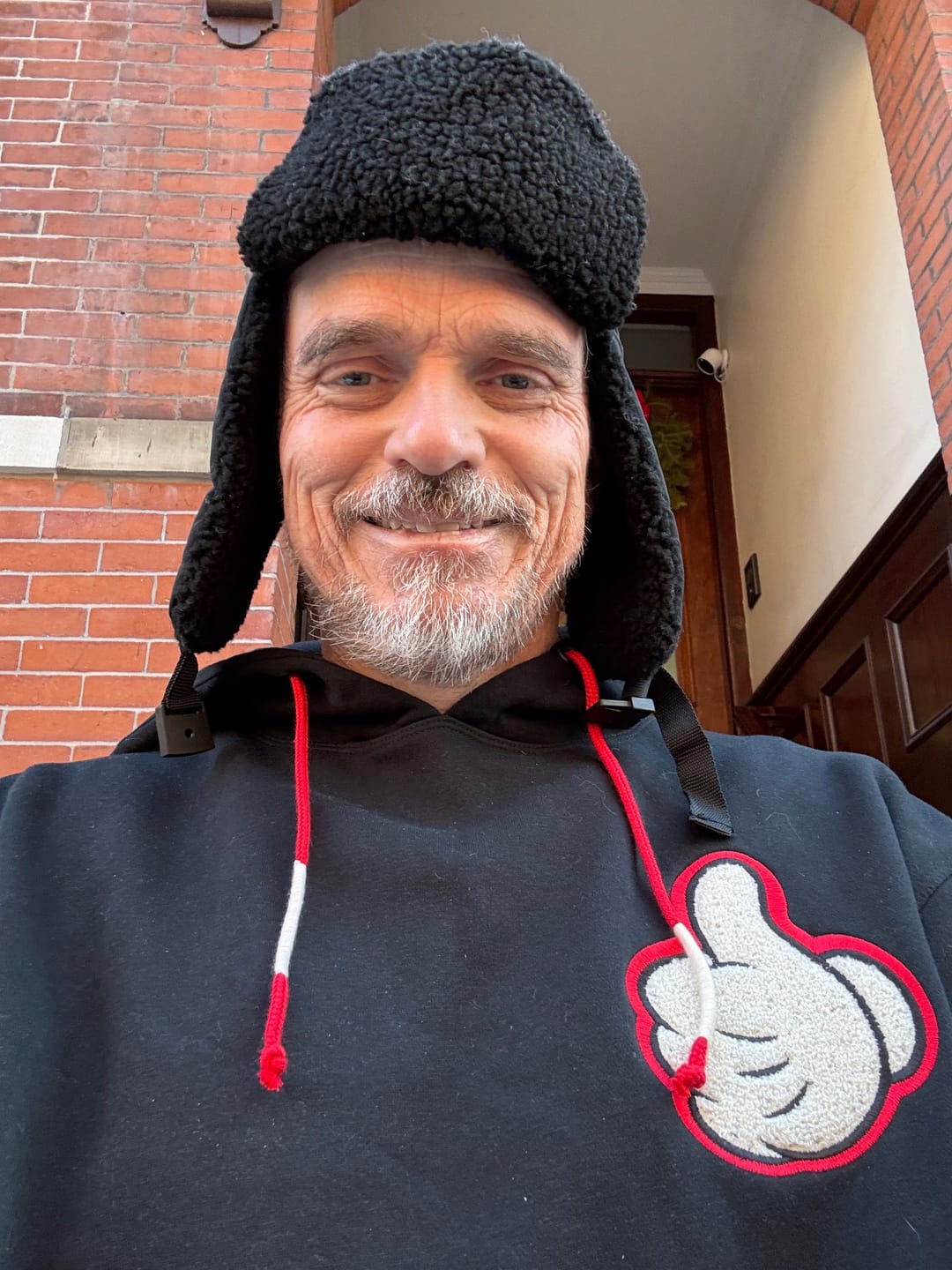 Customer photo review of Disney "You Got This, Pal!" (Black) – Classic Hoodie