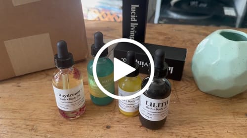 Customer video review of LILITH Bath & Body Oil